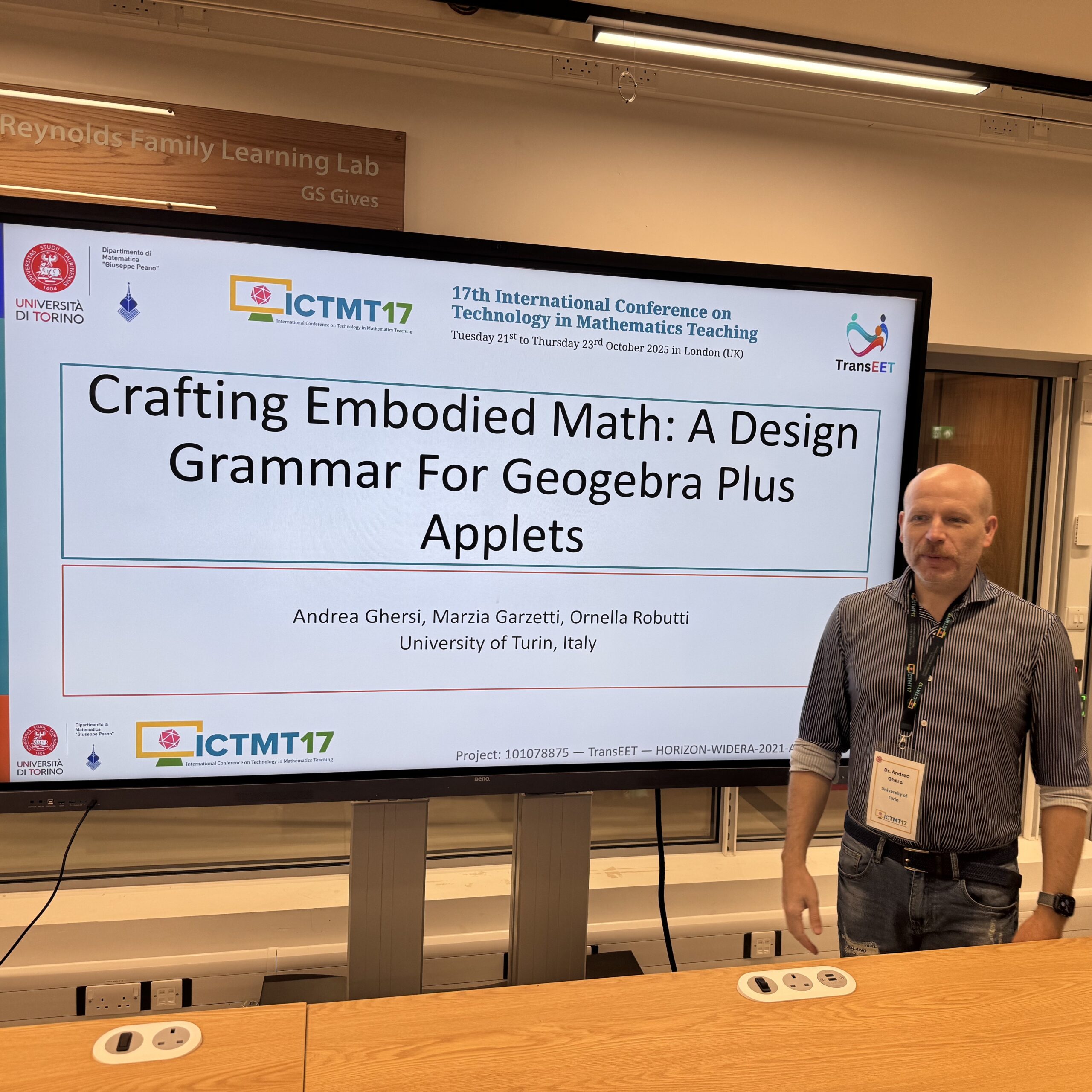 🌟 TransEET at ICTMT17 – London 🌟