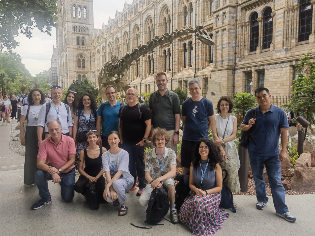 Photograph of the Transeet consortium at a project meeting in London